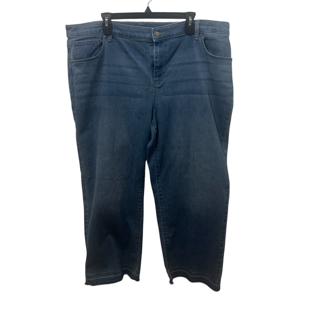 Chico’s Perfect Stretch Girlfriend Straight Leg Anke Jeans Size 4 or 20